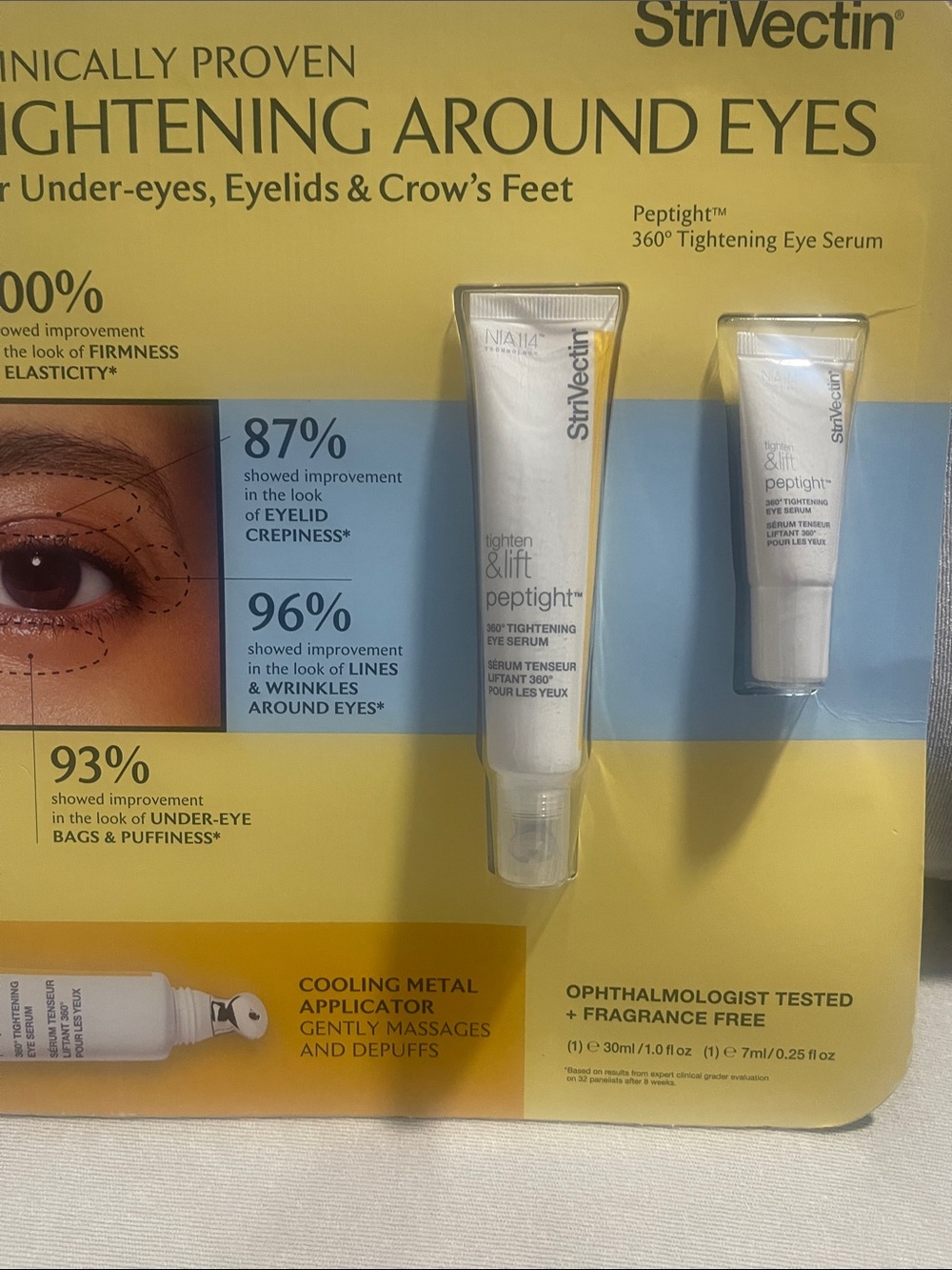 ❤️NEW!!!❤️ Set of  Peptight 360 Tightening Eye Serum with bonus eye serum.